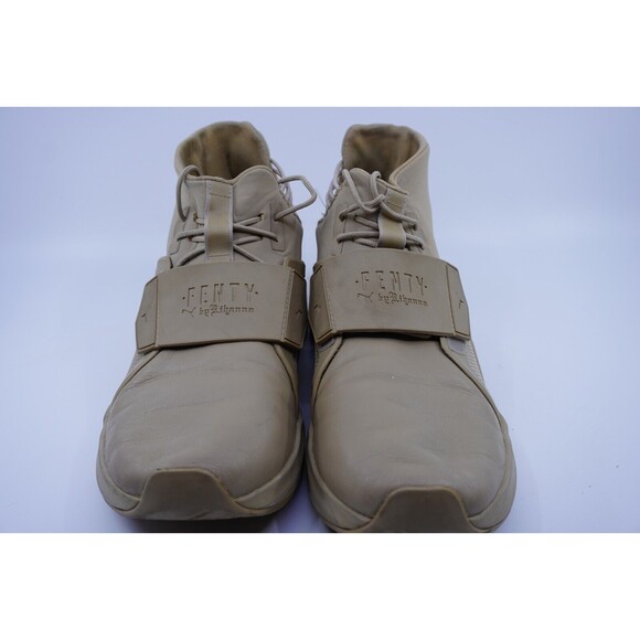 FENTY By Rihanna High Trainer shoes, Women US Size 8.5 Big Logo Designer - Picture 3 of 6